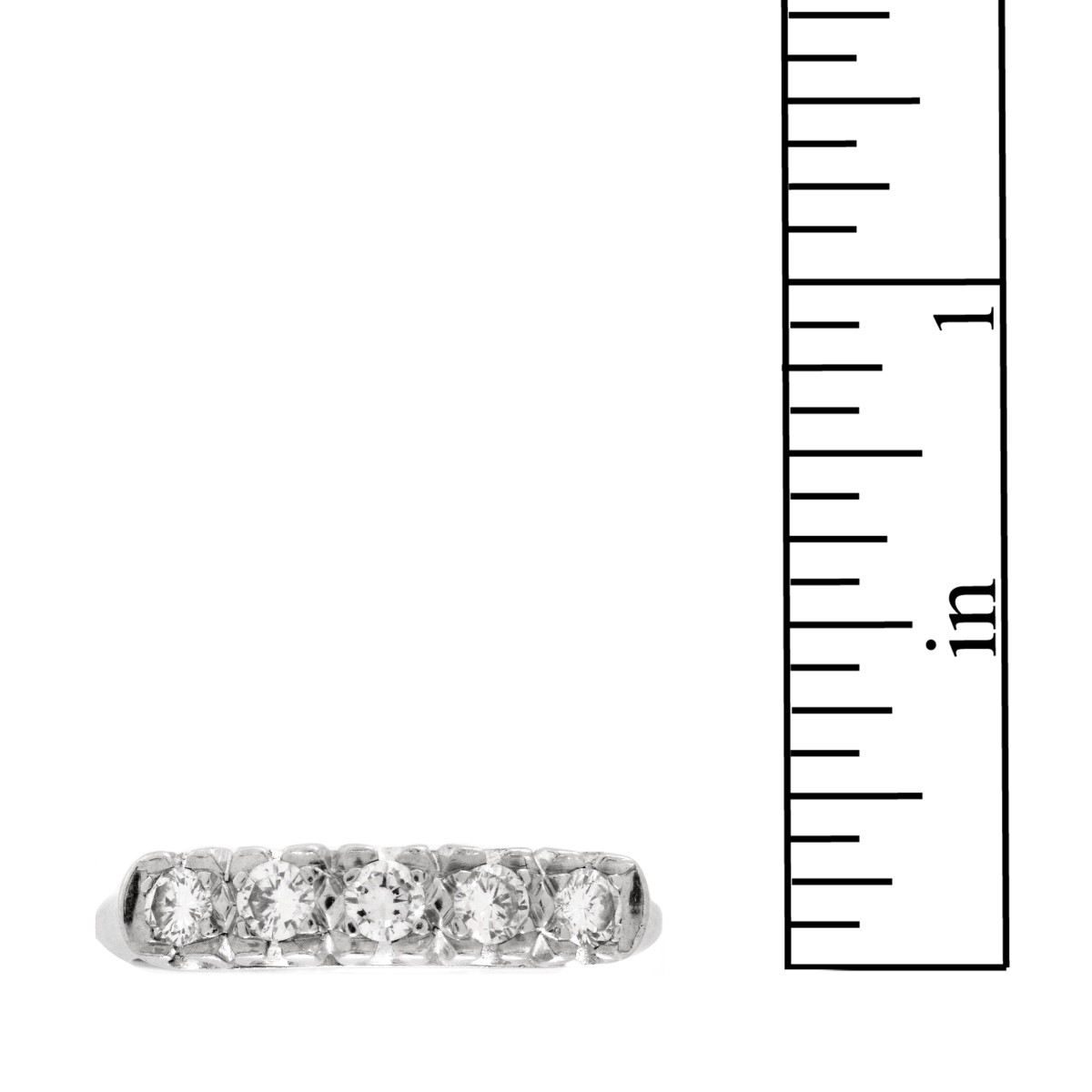 Diamond and Platinum Band / Ring