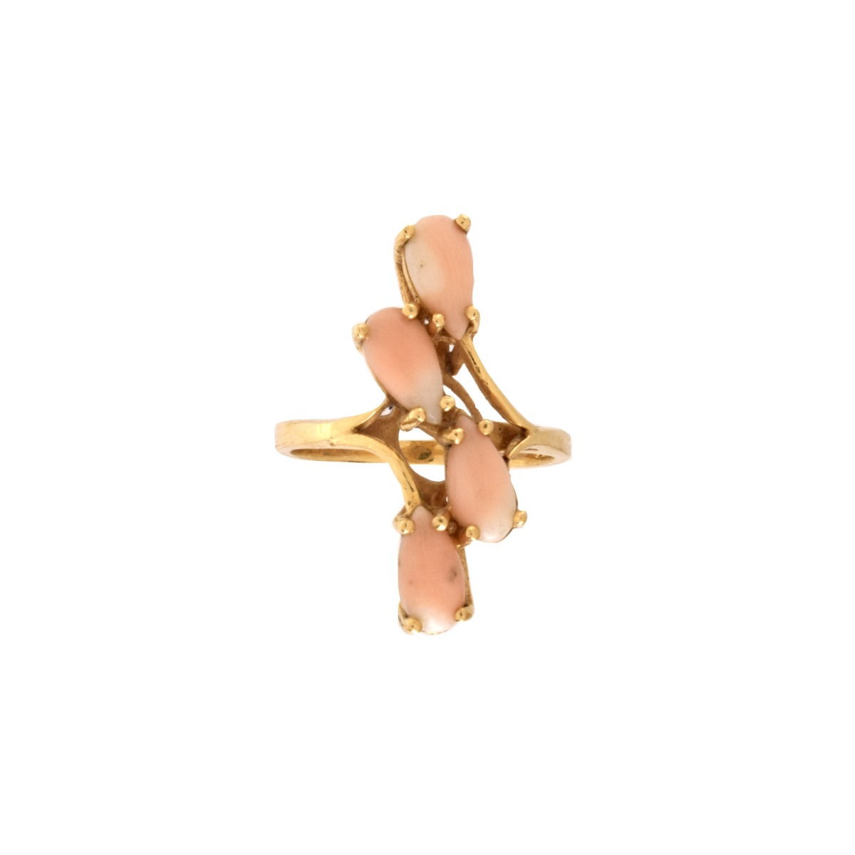 Three Gemstone and 14K Rings