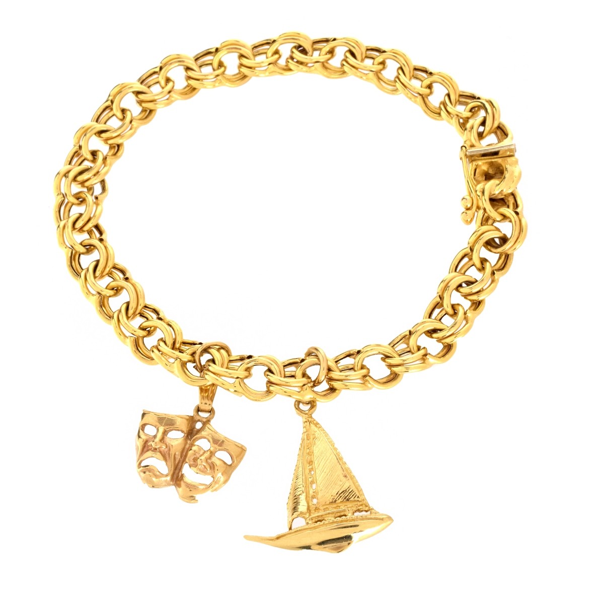 Vintage Italian 14K Charm Bracelet