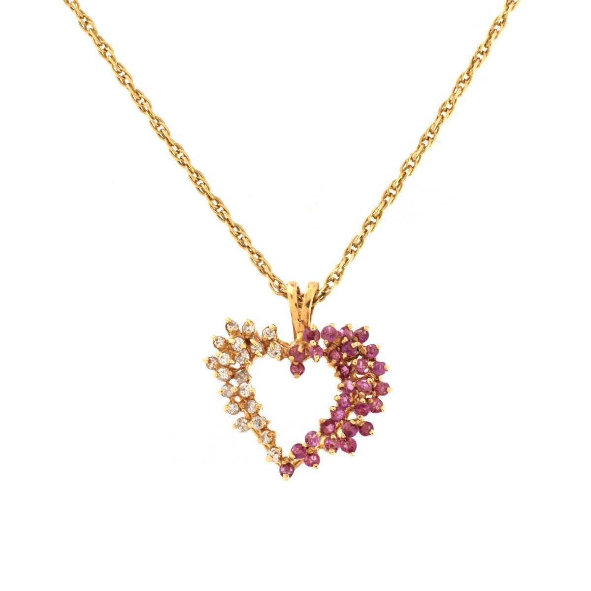 14K Ruby Jewelry Suite