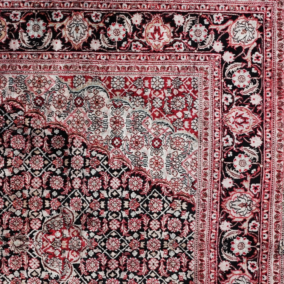 Silk Floral Rug