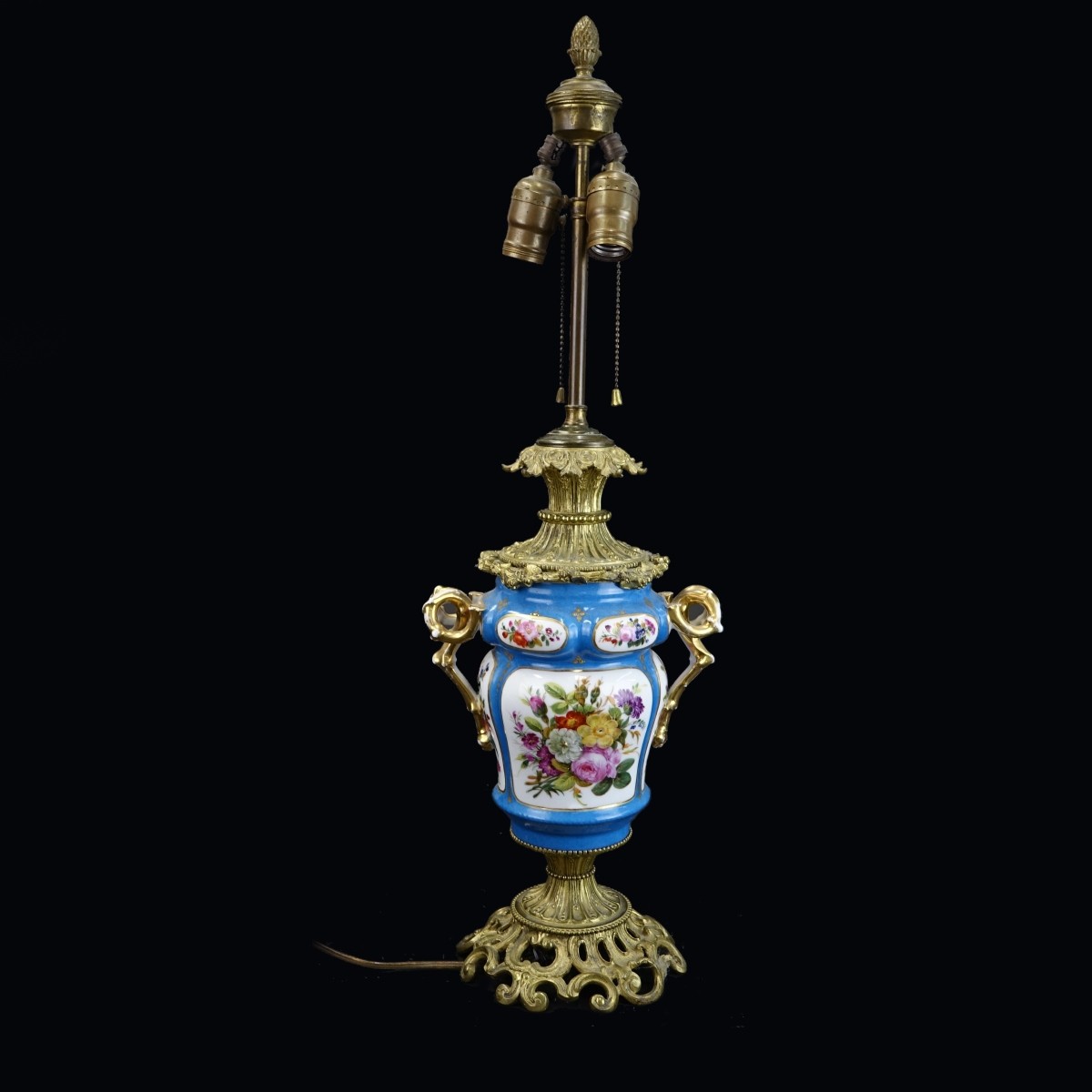 19/20th C. Sevres Style Lamp