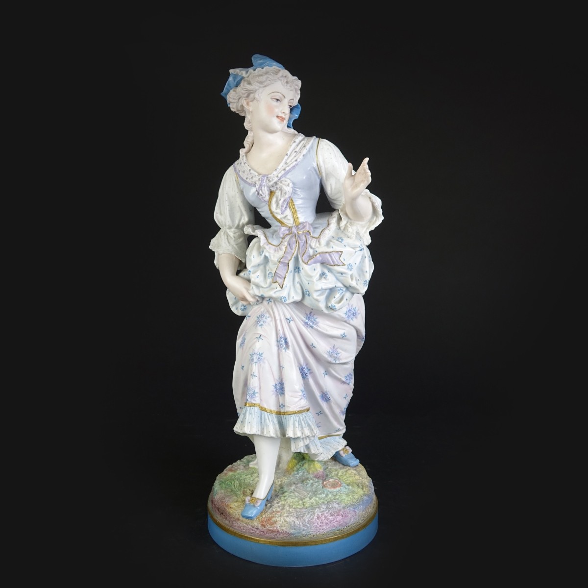 Large French Style Bisque Figurine