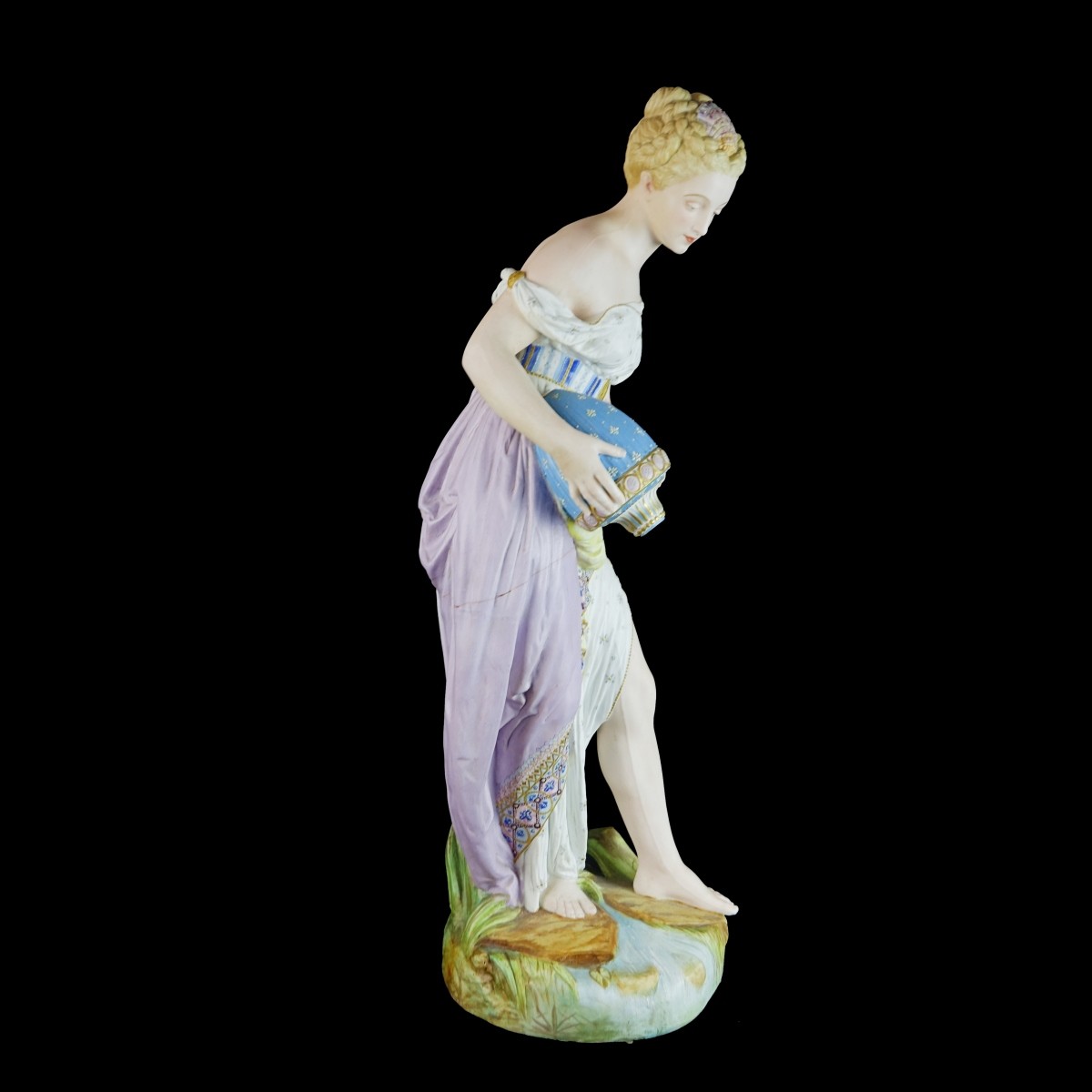 Large French Style Bisque Figurine