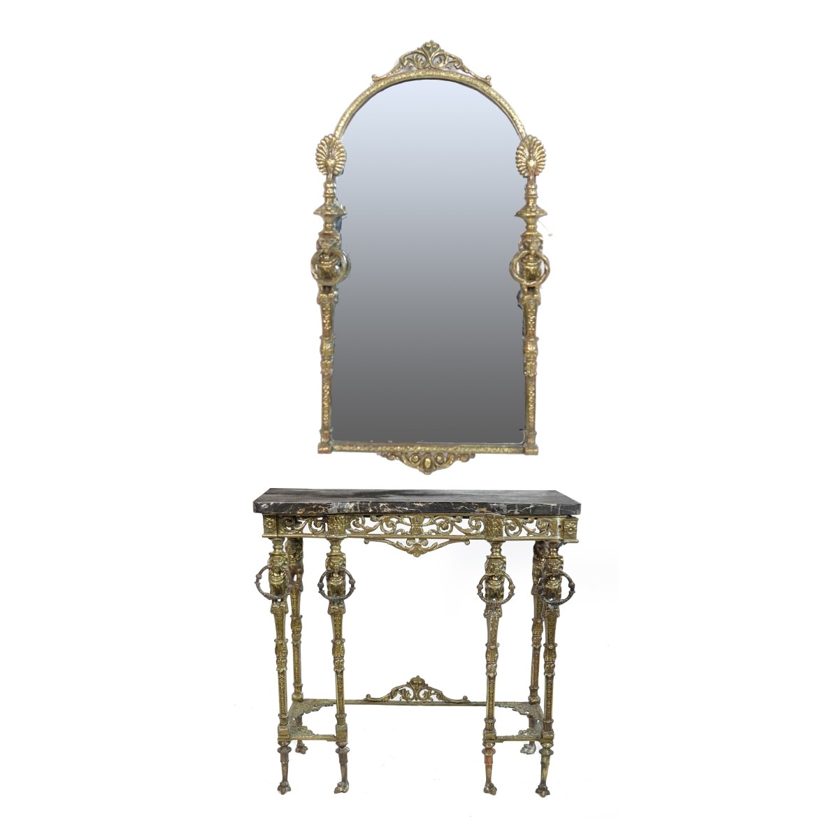 Attrib: Oscar Bach Console Table and Mirror