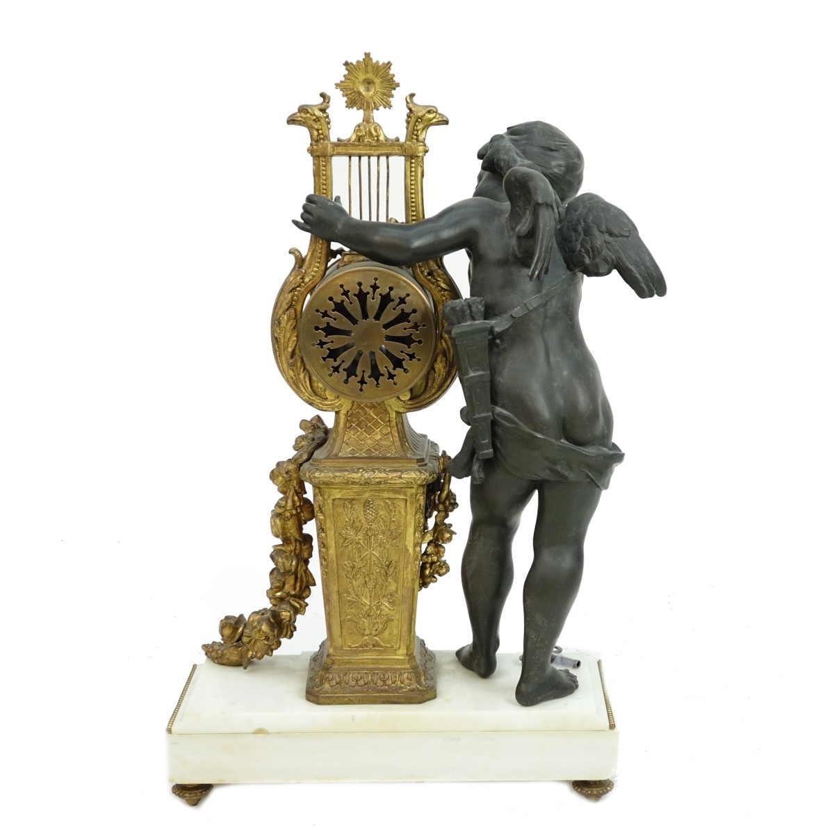 Antique Louis XVI Style Mantle Clock