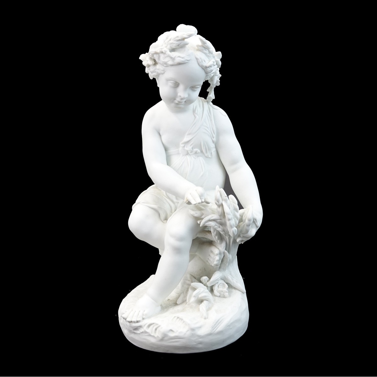 Large Sevres Style Bisque Figurine