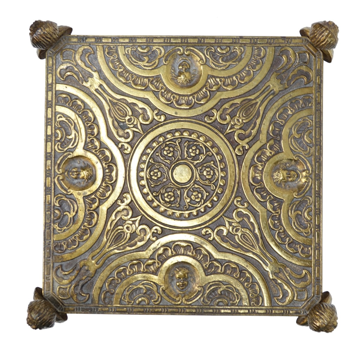 Neoclassical Style Gilt Metal Table