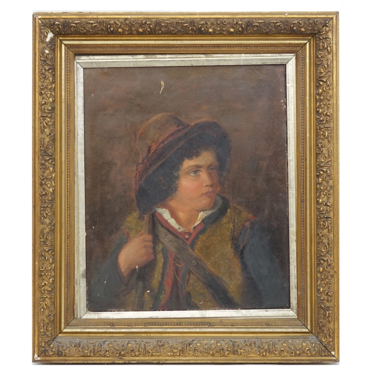 Antique English School Oil on Canvas