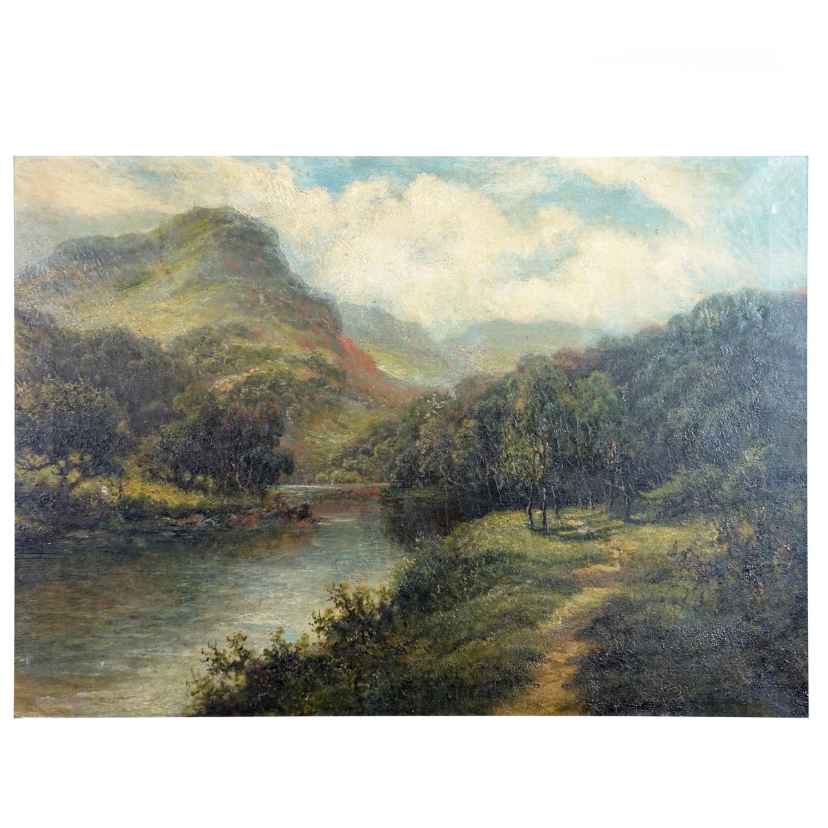 Continental School Oil on Canvas Landscape