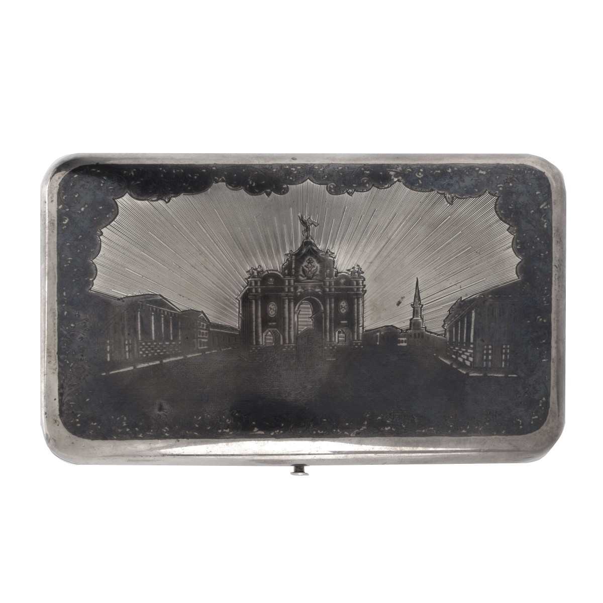 Russian Silver Cigar Case