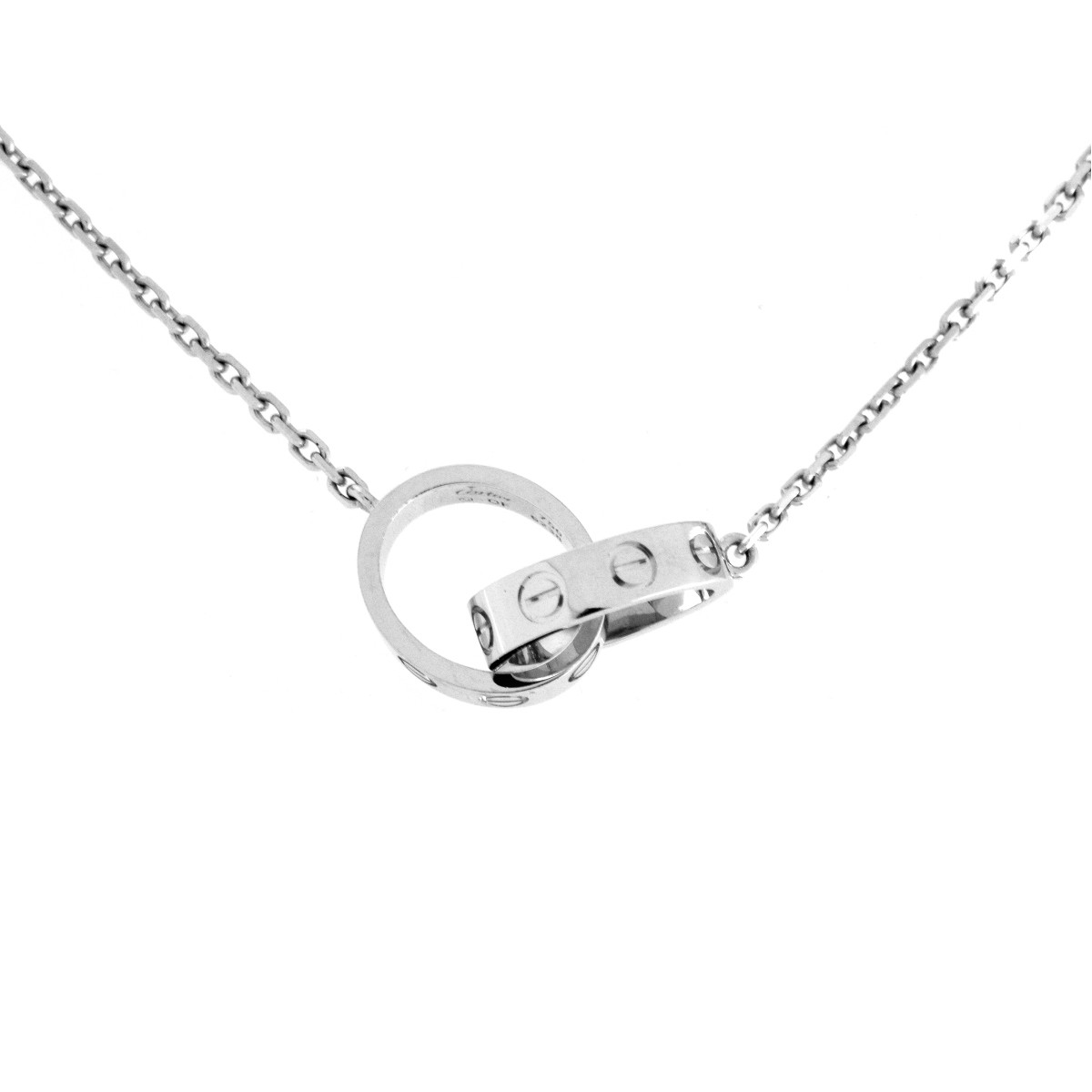 Cartier Love Ring Pendant Necklace