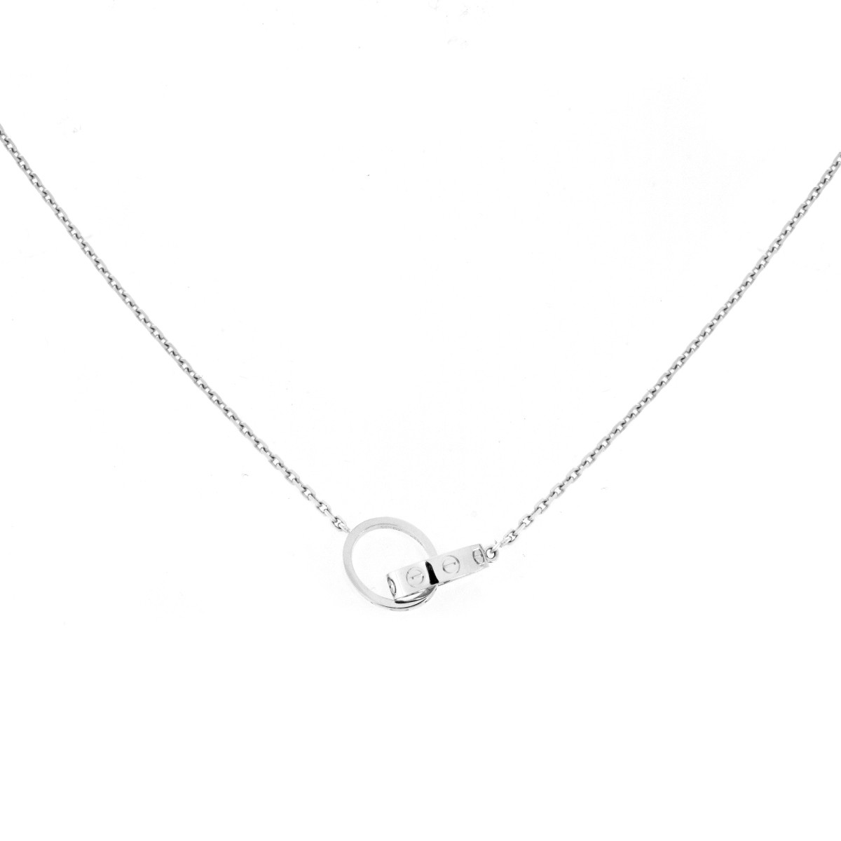 Cartier Love Ring Pendant Necklace