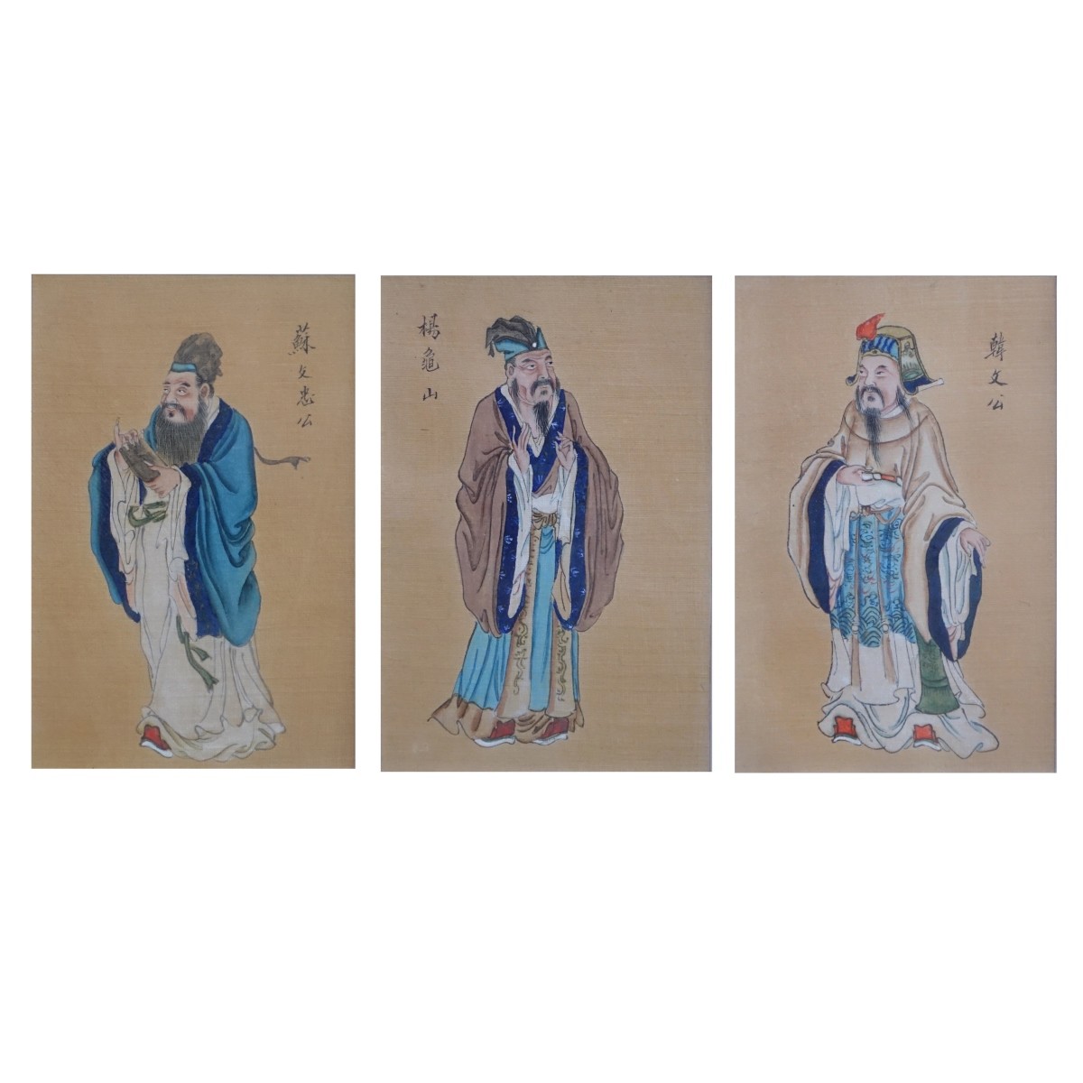 Antique Chinese Silk Paintings
