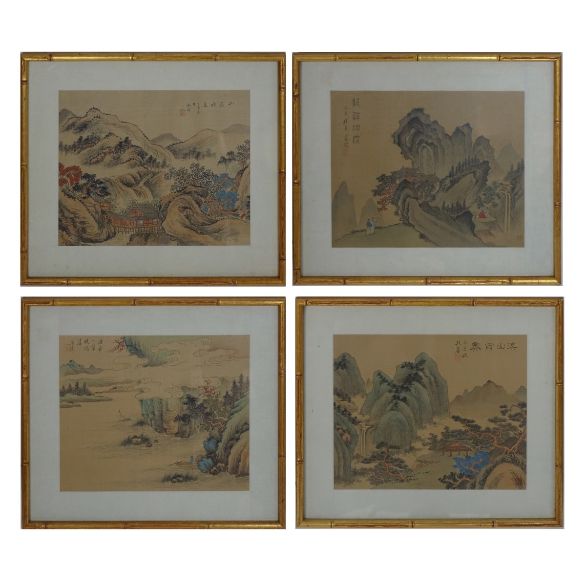 Chinese Silk Scroll Paintings