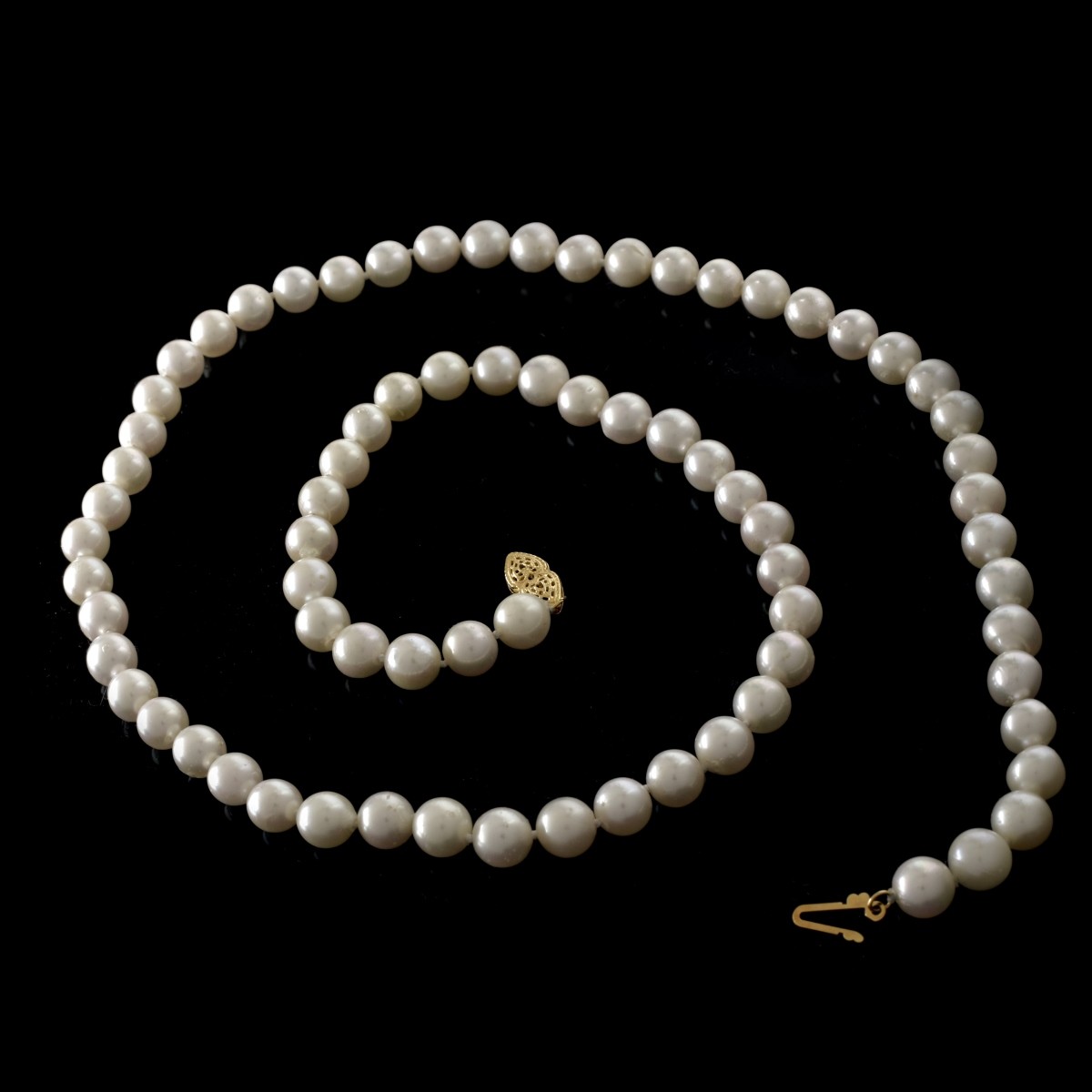 Pearl and 14K Necklace