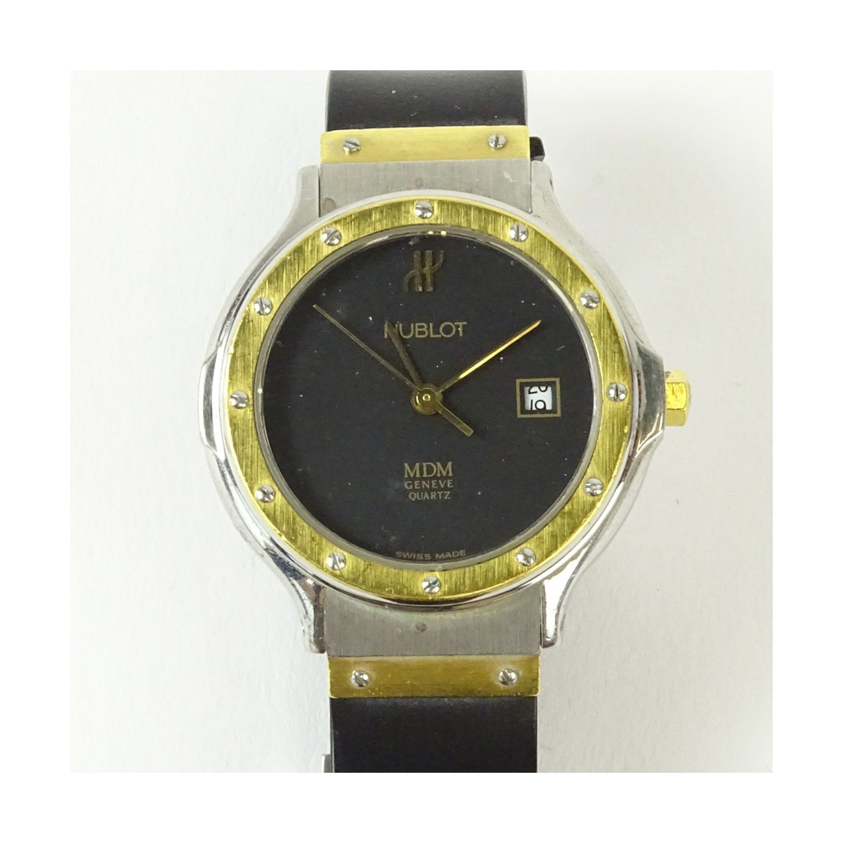 Lady's Vintage Hublot MDM 18K Gold Wristwatch