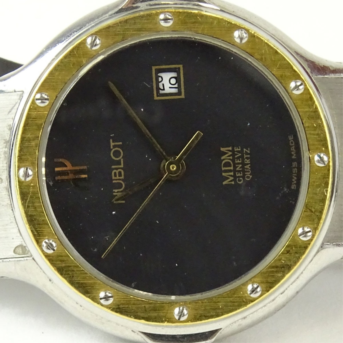 Lady's Vintage Hublot MDM 18K Gold Wristwatch