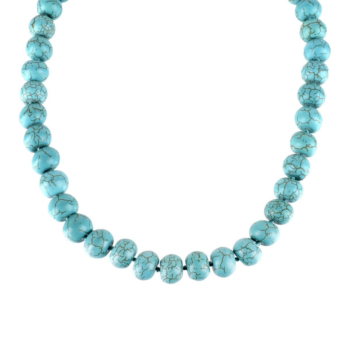 Vintage Turquoise Beaded Necklace