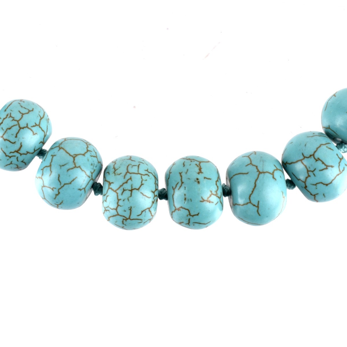 Vintage Turquoise Beaded Necklace