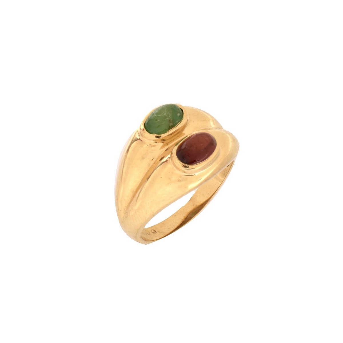 Gemstone and 14K Ring