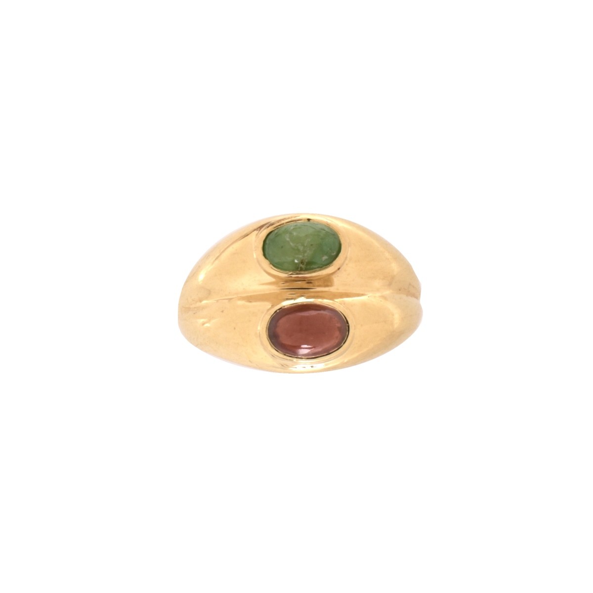 Gemstone and 14K Ring