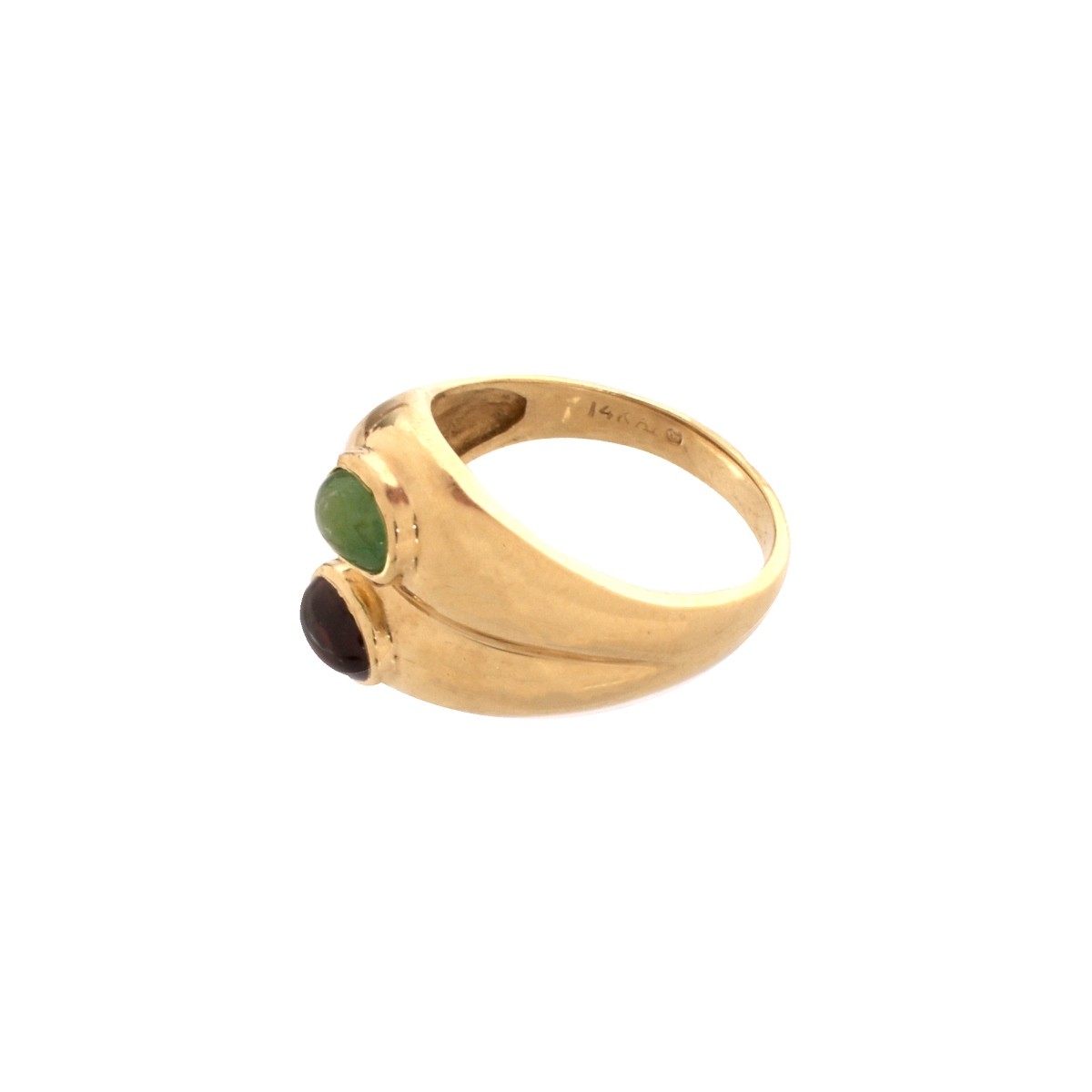 Gemstone and 14K Ring