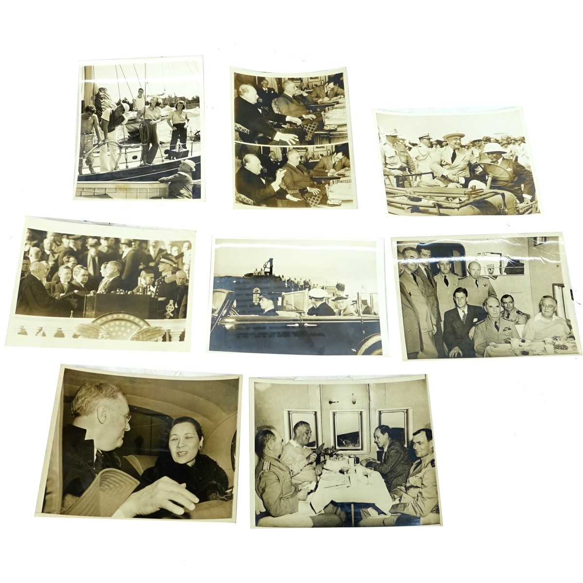 Eight (8) Original Historical Photographs