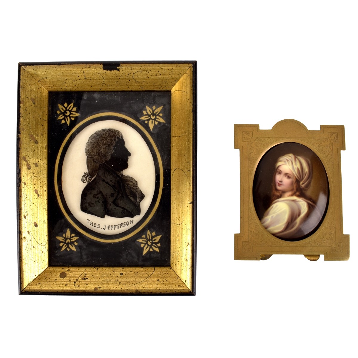 Two Framed Portraits