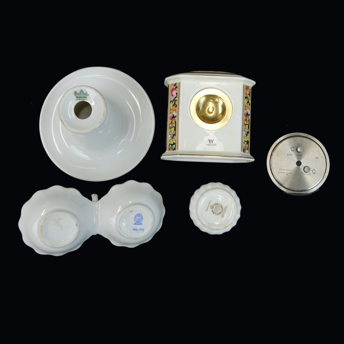 8 pcs Vintage Porcelain Table Top Items