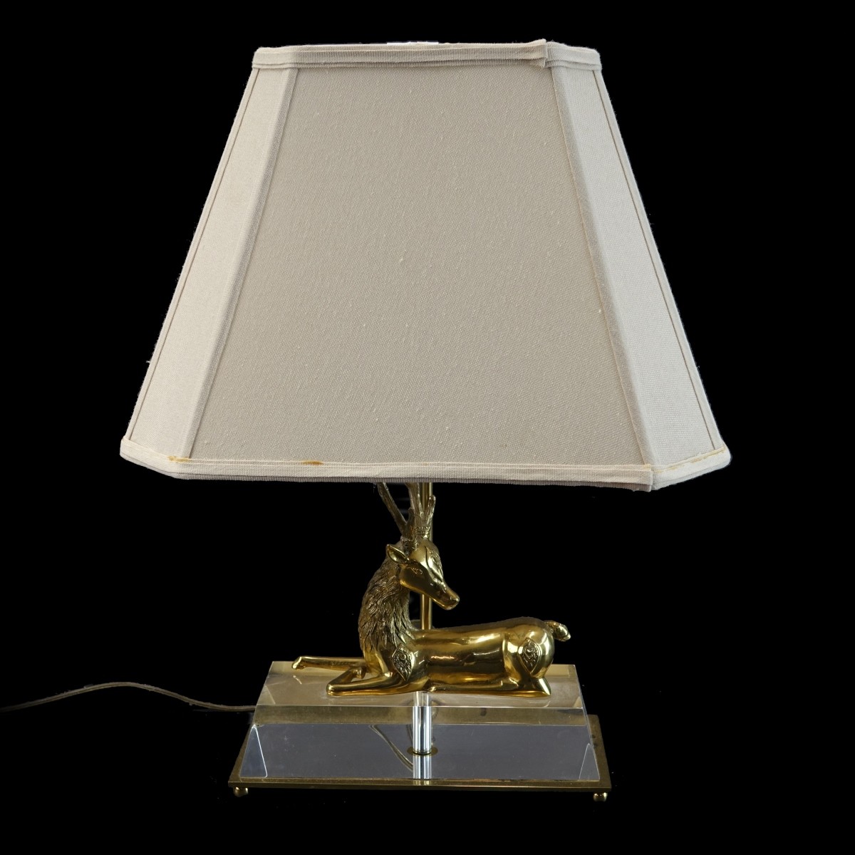 Mid Century Modern Deer Lamp