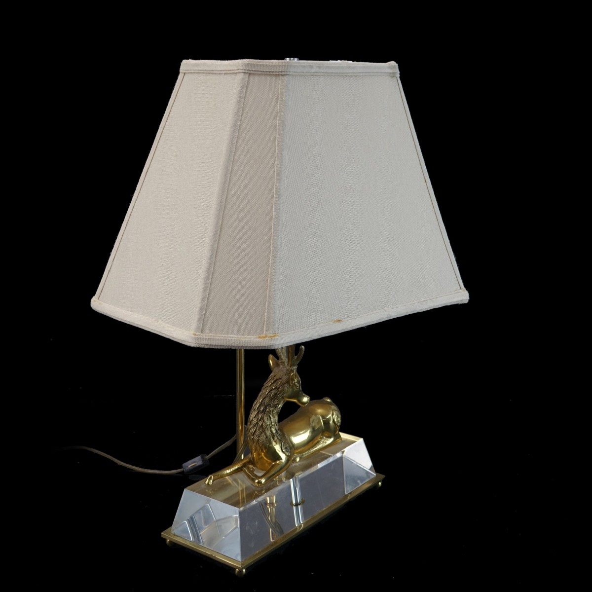 Mid Century Modern Deer Lamp