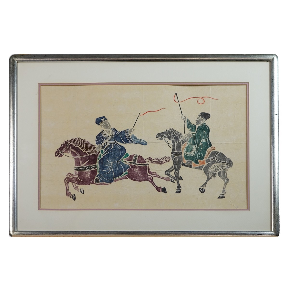 Pair of Chinese Woodblock Prints