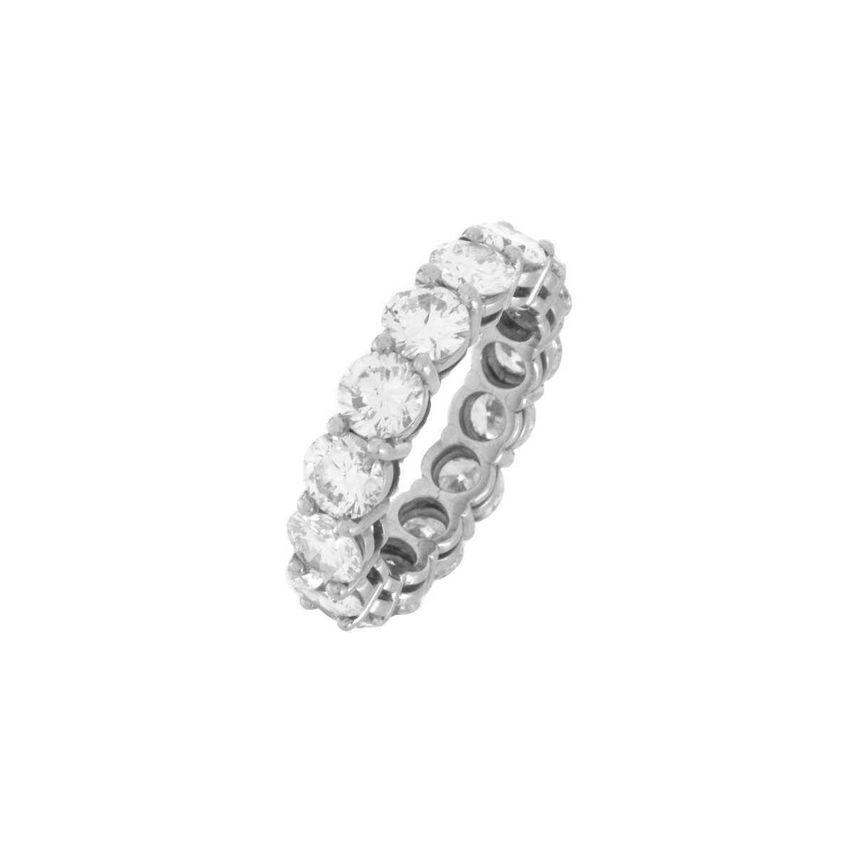 Diamond and Platinum Eternity Band