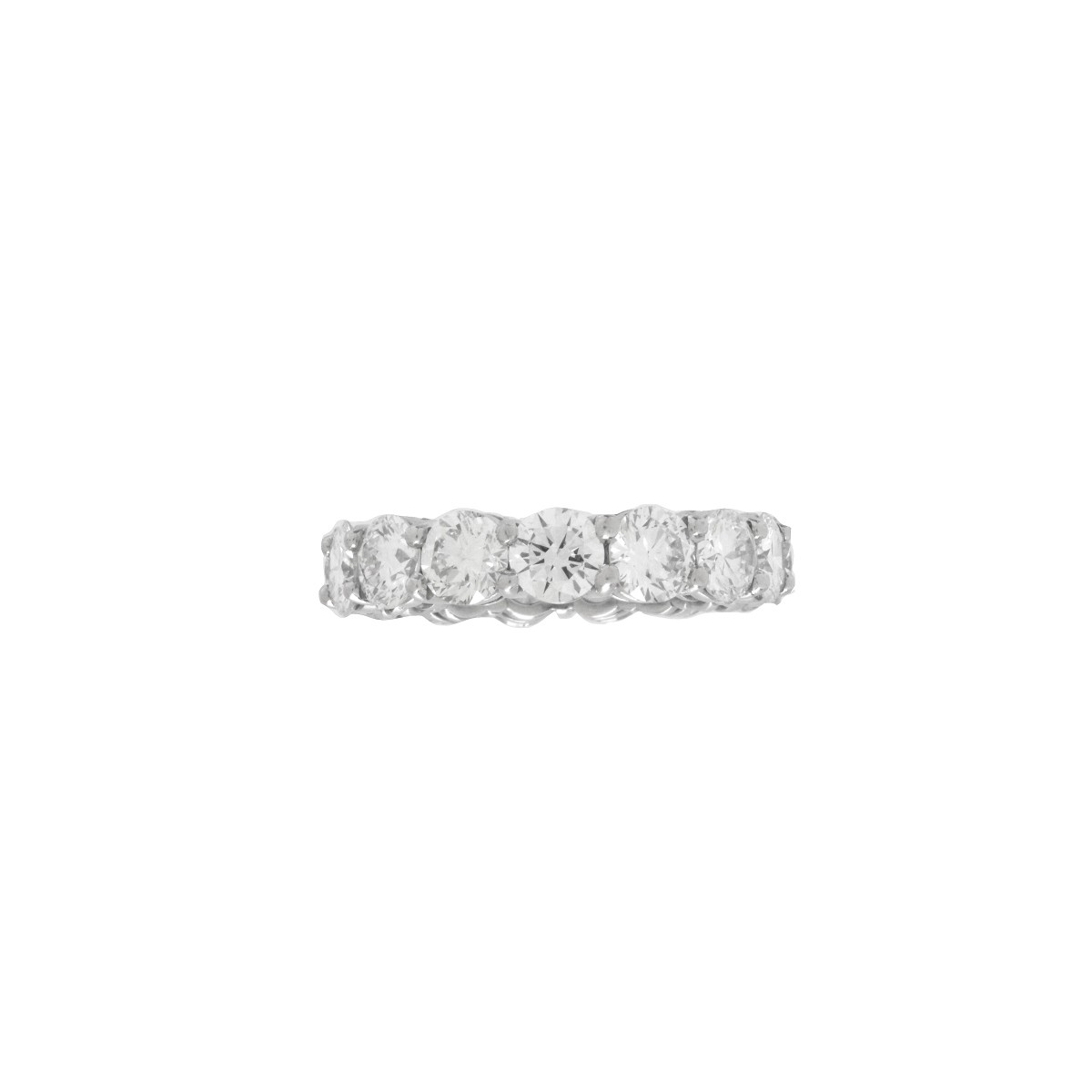 Diamond and Platinum Eternity Band