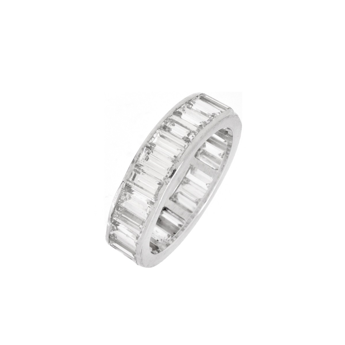 Diamond and Platinum Eternity Band