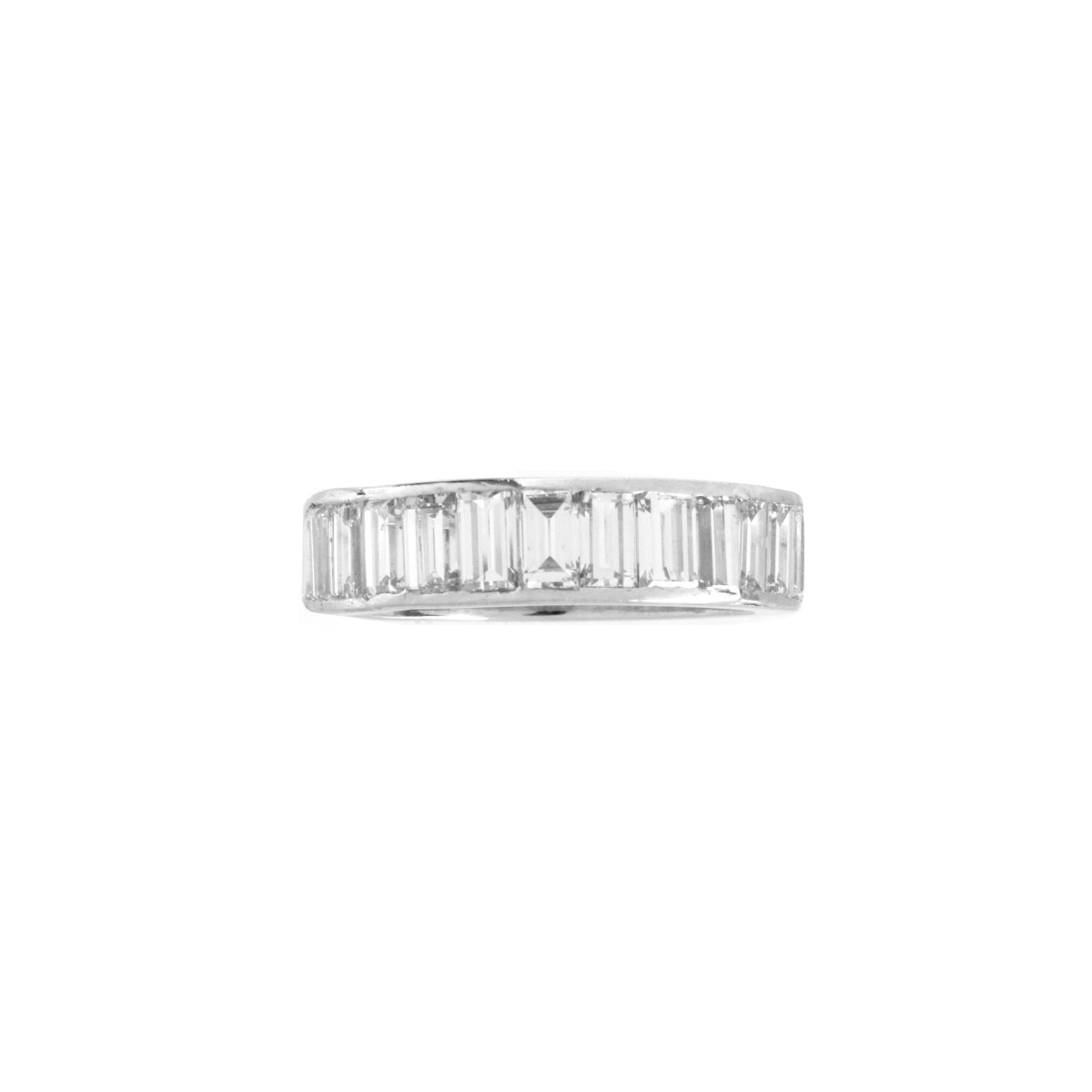 Diamond and Platinum Eternity Band