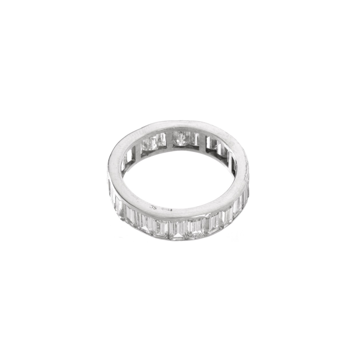 Diamond and Platinum Eternity Band