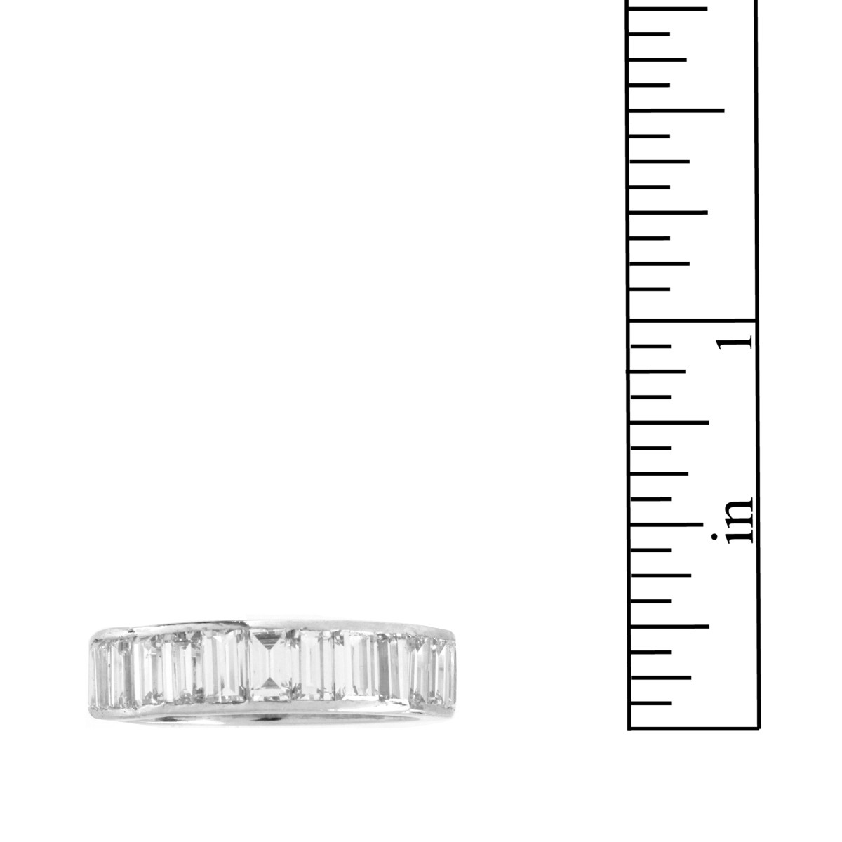 Diamond and Platinum Eternity Band