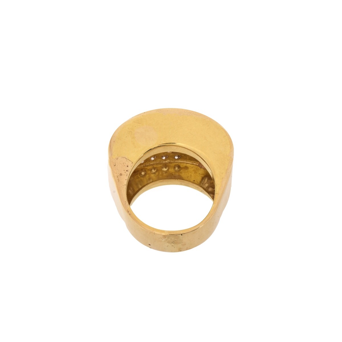 Diamond and 18K Ring