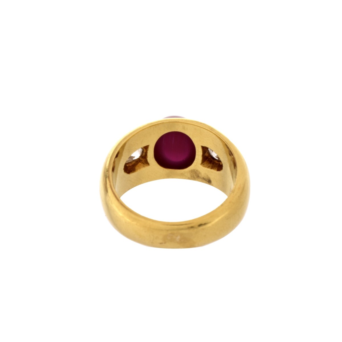 Ruby, Diamond and 18K Ring