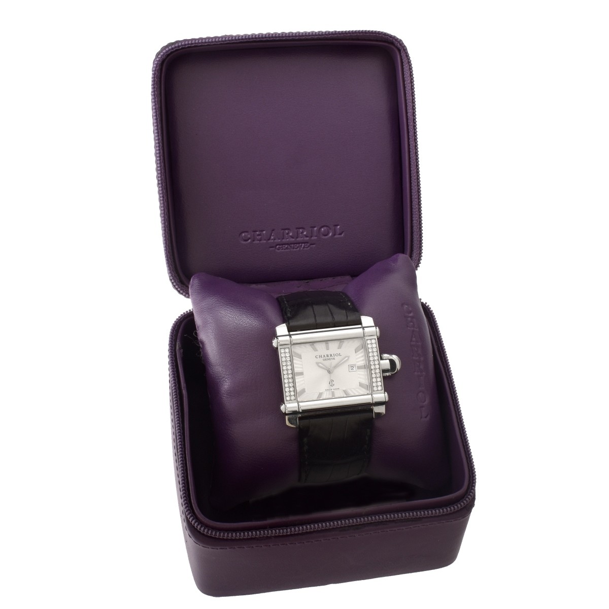 Charriol Diamond and Stainless Steel Watch