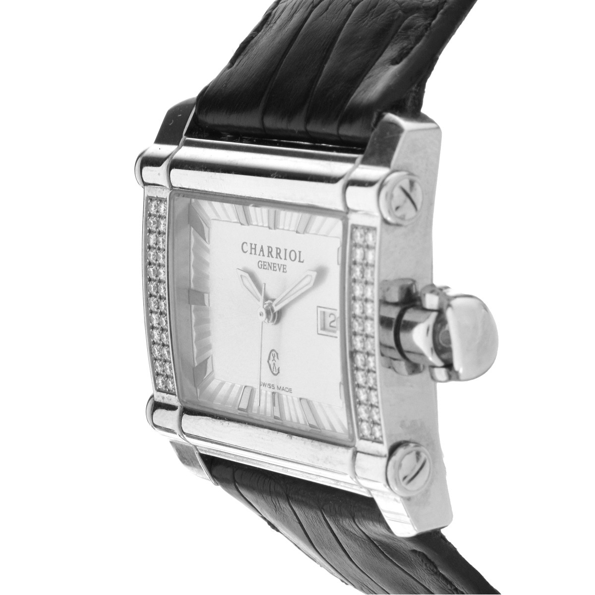 Charriol Diamond and Stainless Steel Watch