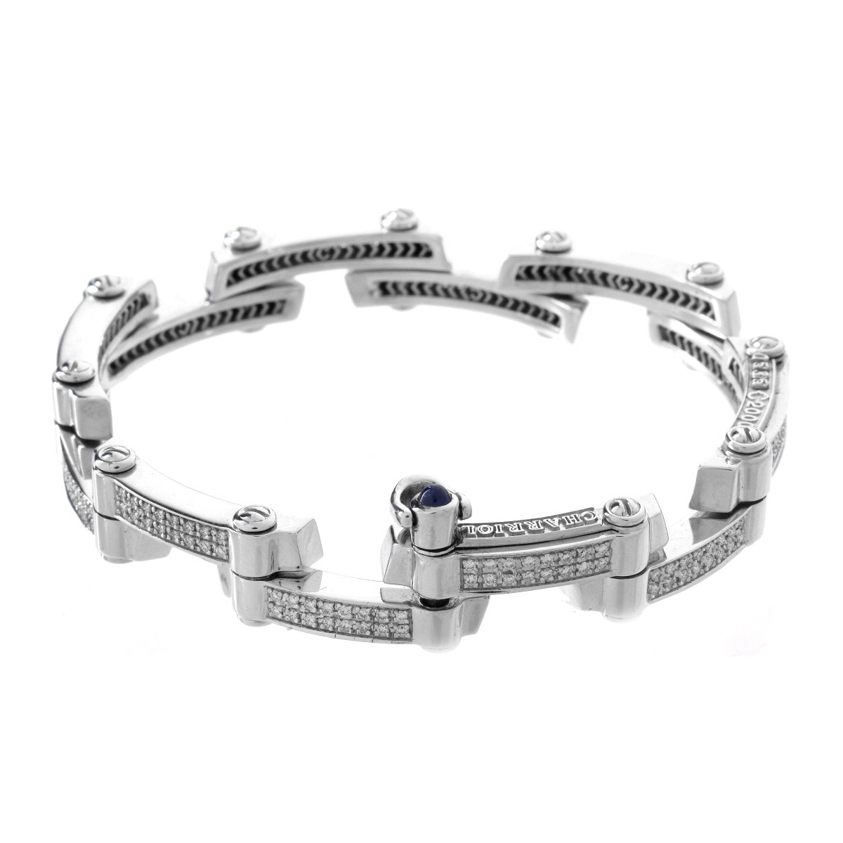Charriol Diamond and 18K Bracelet