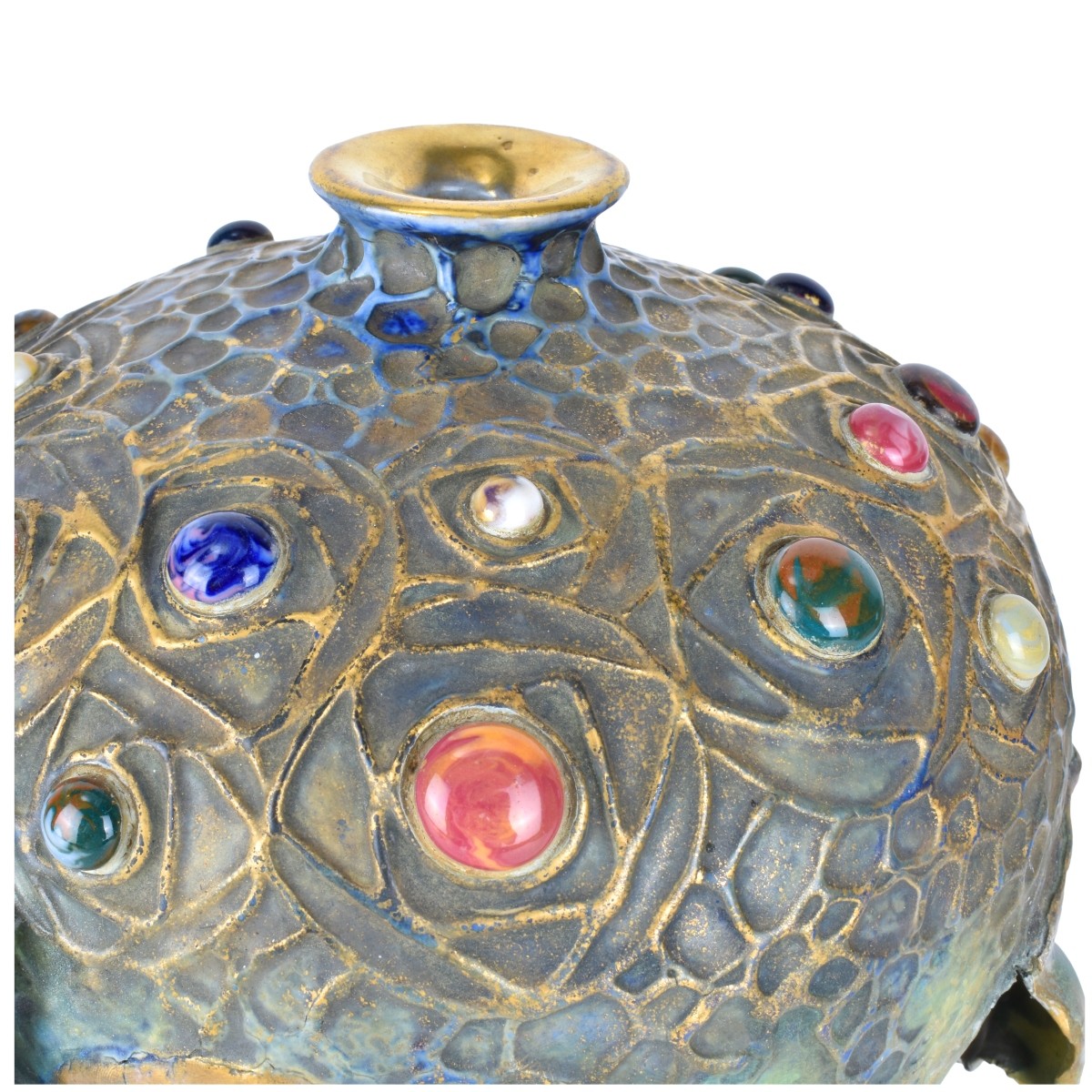 Amphora Art Nouveau Gres Bijou Chestnut Vase
