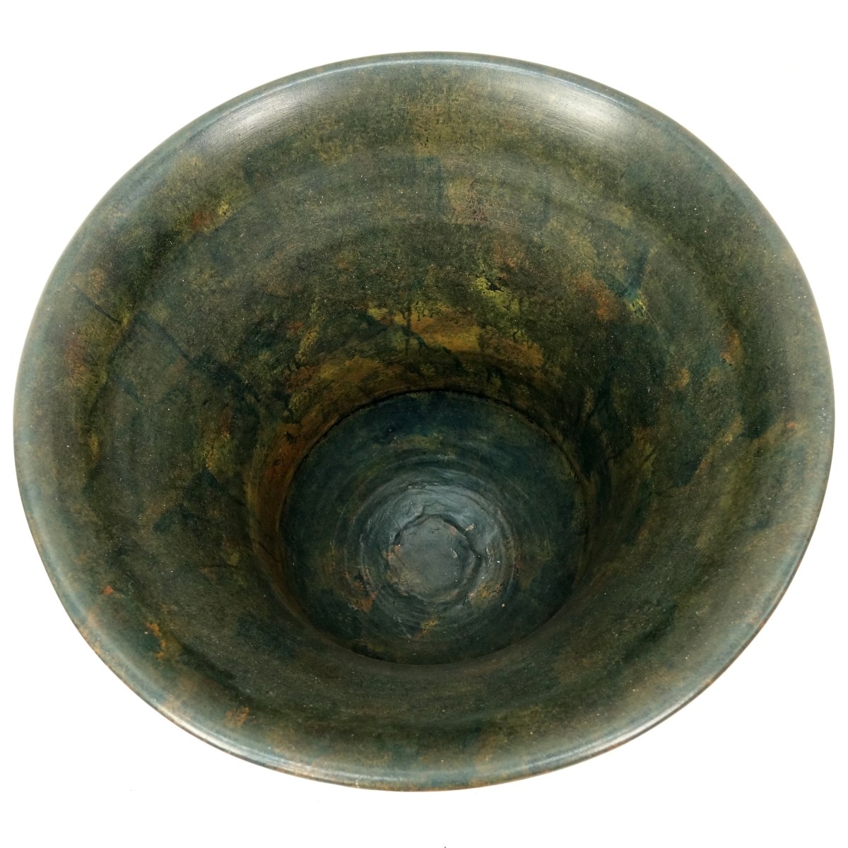 Large Polychrome Terracotta Urn