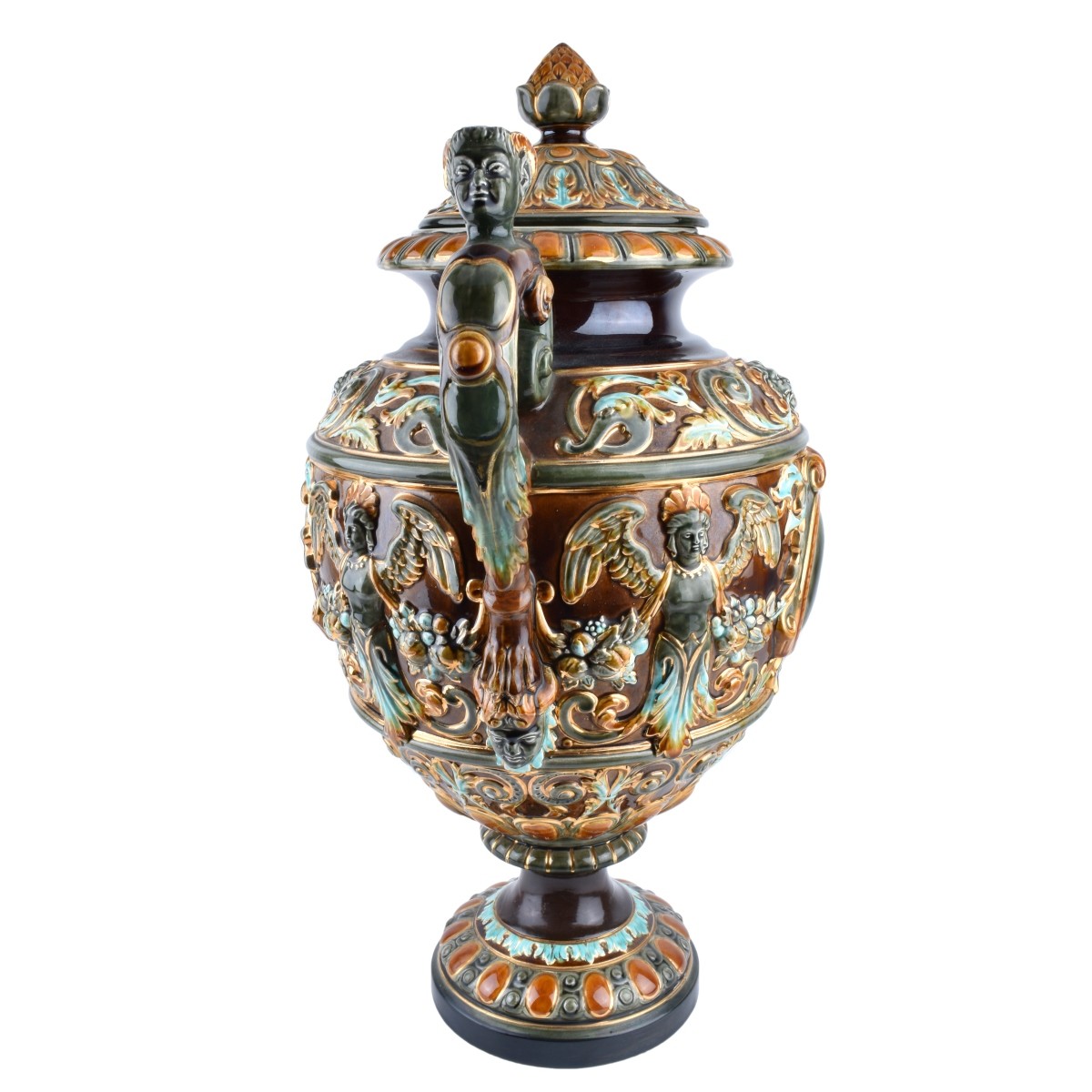 Rorstrand Majolica Urn