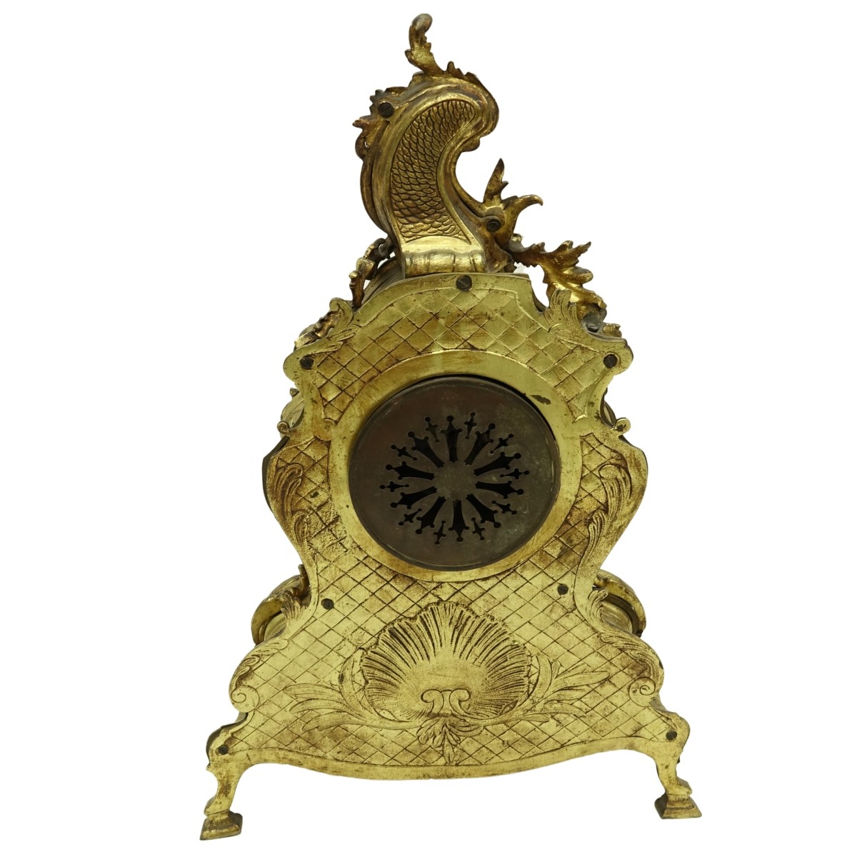 Gilt Bronze Mantle Clock