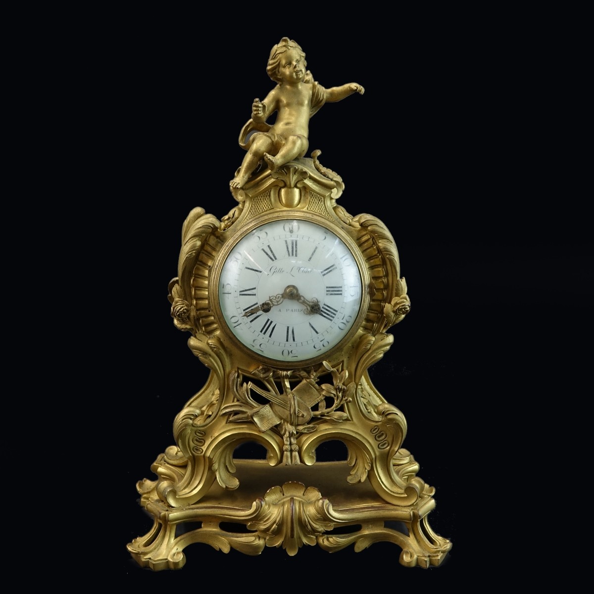 Gille L'Aine Louis XVI Style Mantle Clock