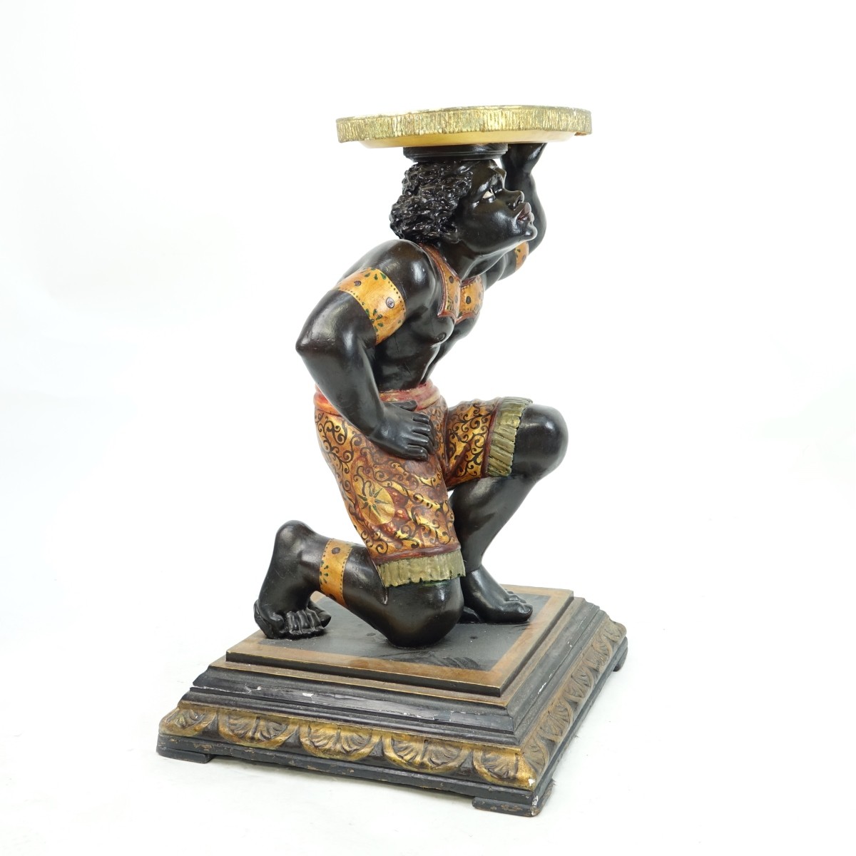 19th C. Venetian Blackamoor Table